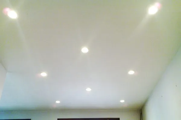 Recessed lighting installed