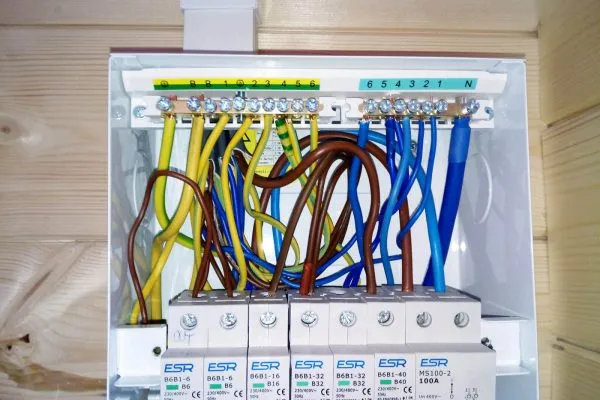 Cabin - Consumer unit installed