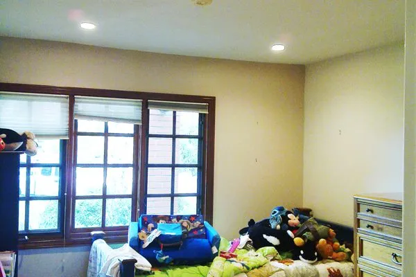 Recessed lighting installed