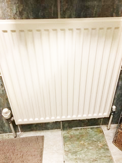 Fitting bathroom radiator